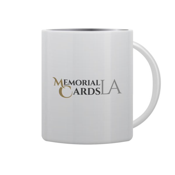 Funeral Memorial Cards Los Angeles - Custom Memorial Mugs Funeral Unisex Sample 01